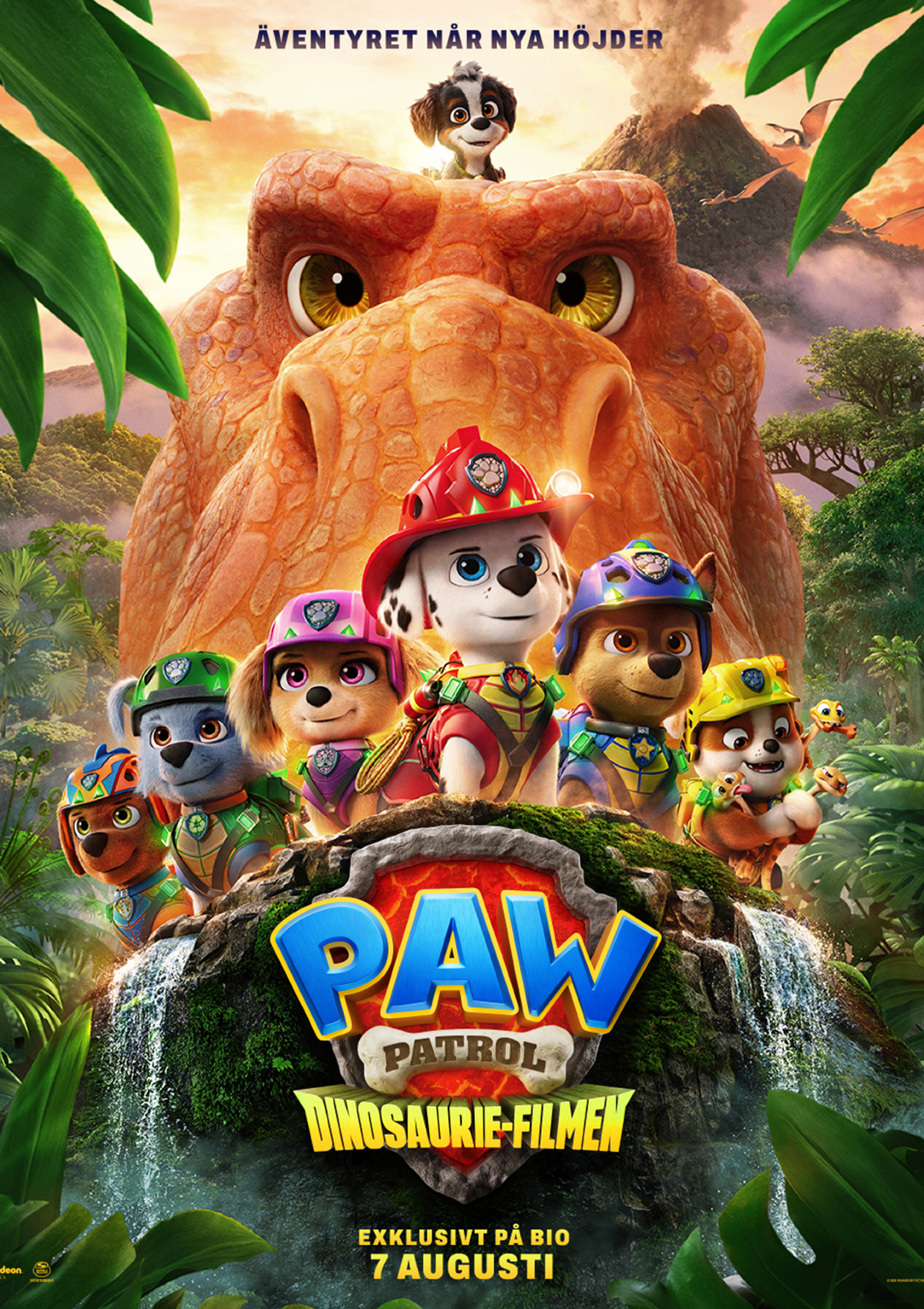 Affisch: Paw Patrol: Dinosaurie Filmen